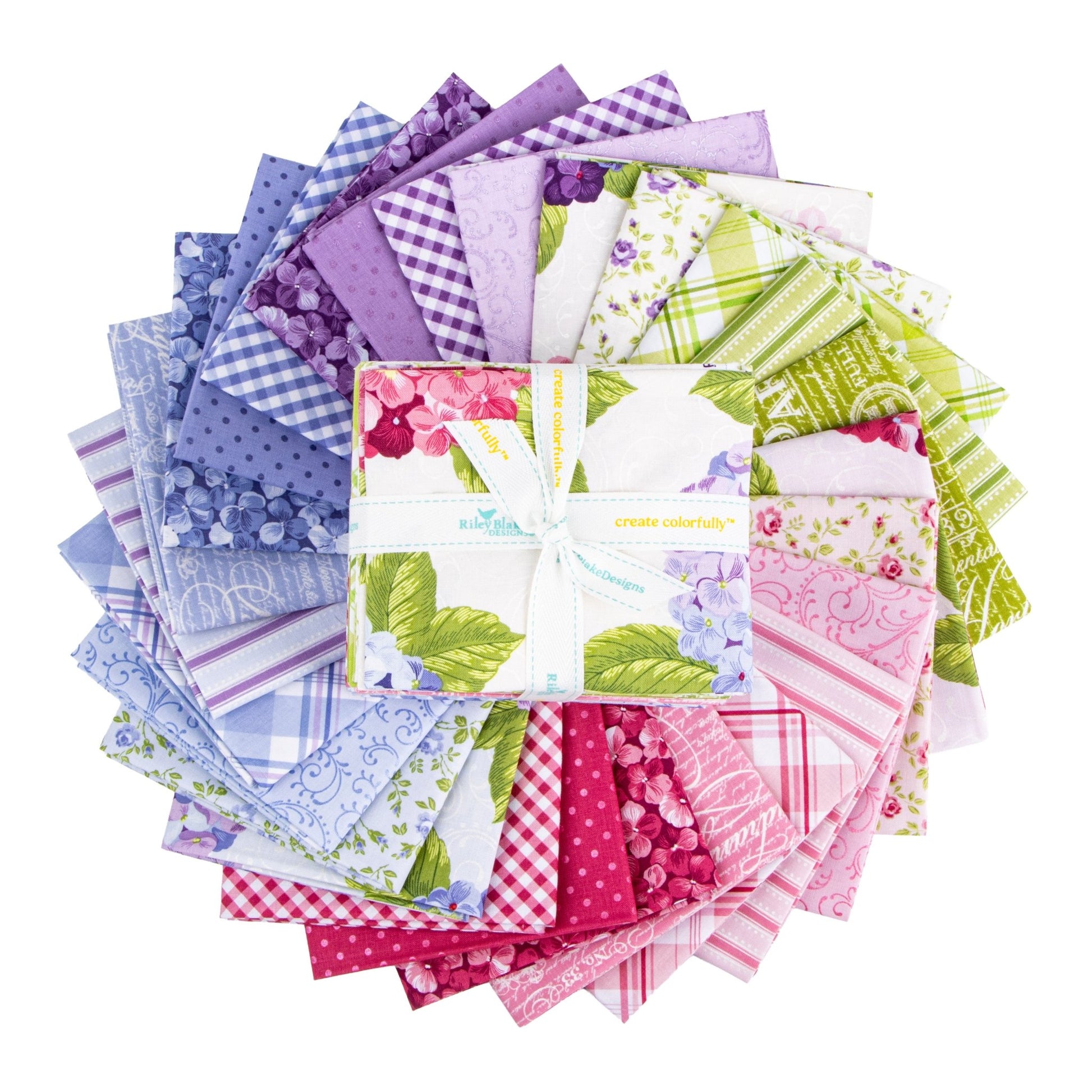 Hydrangeas in the Garden Fat Quarter Bundle by Jennifer Bosworth FQ - 16830 - 27 - Jammin Threads