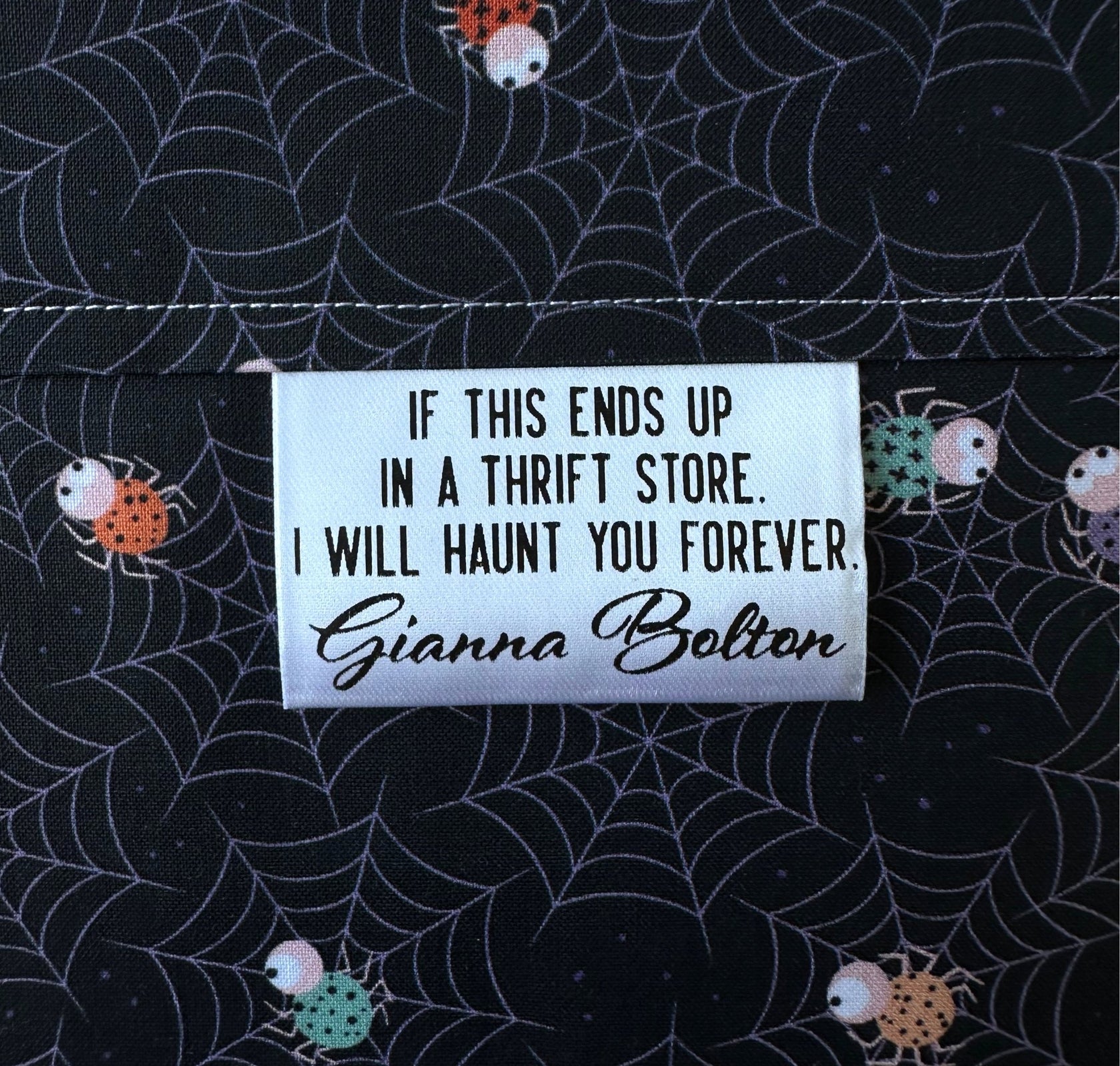 If This Ends up in a Thrift Store, I Will Haunt You FOREVER. Satin Qui