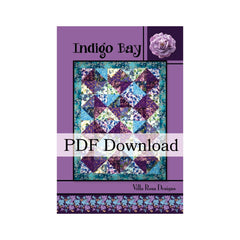 Indigo Bay Quilt Pattern by Villa Rosa Designs (PDF Download) - Jammin Threads