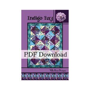Indigo Bay Quilt Pattern by Villa Rosa Designs (PDF Download) - Jammin Threads