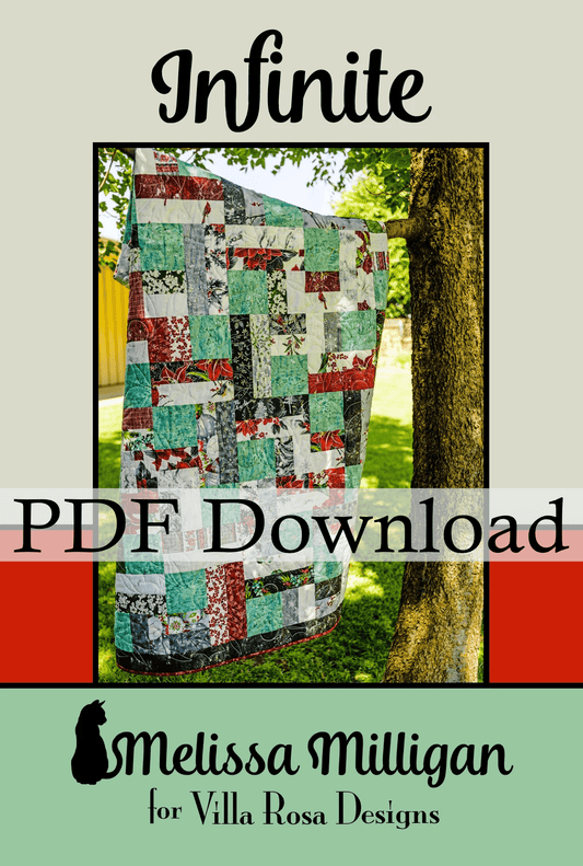 Infinite Jelly Roll Quilt Pattern by Melissa Milligan (PDF Downloadable Version) - Jammin Threads