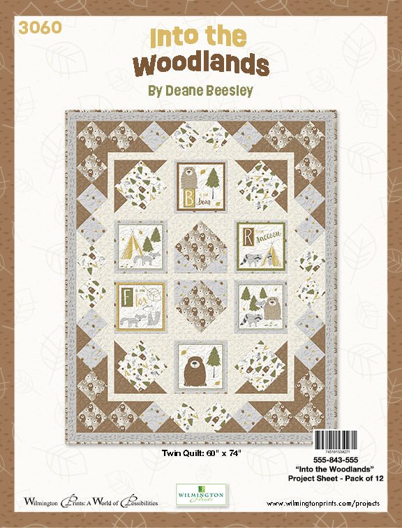 Into the Woodlands Quilt Kit by Deane Beesley for Wilmington Prints - Jammin Threads