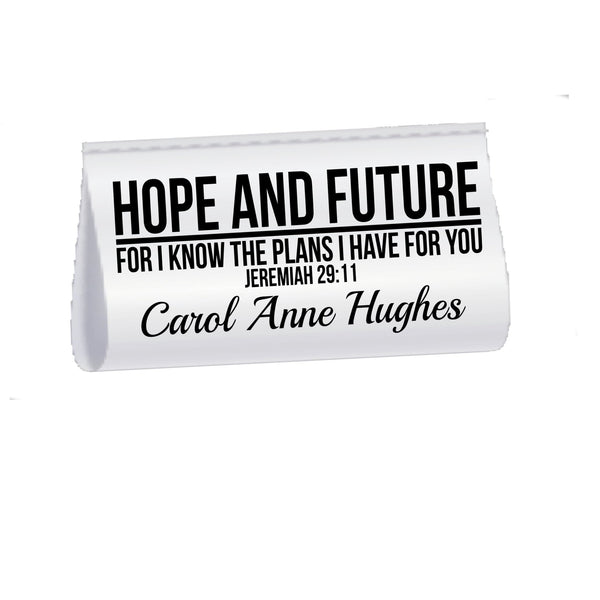 Jeremiah 29:11 Quilt Label – Hope & Future Satin Tag | Personalized Sew - In Label with Name | Christian Quilt Tag - Jammin Threads