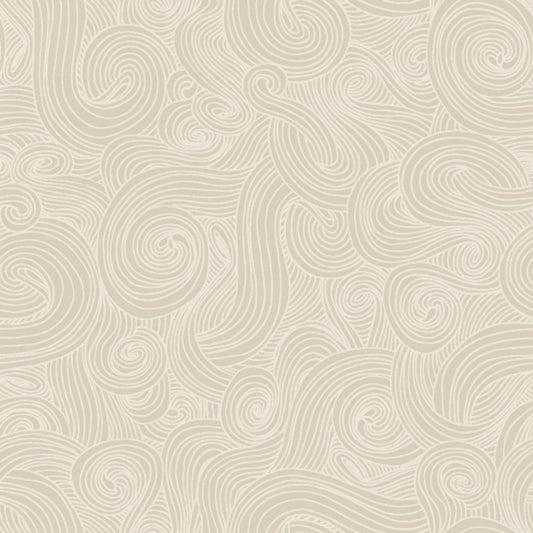 Just Color! Quilt Fabric Swirl 1351 - Stone by Studio E - Jammin Threads