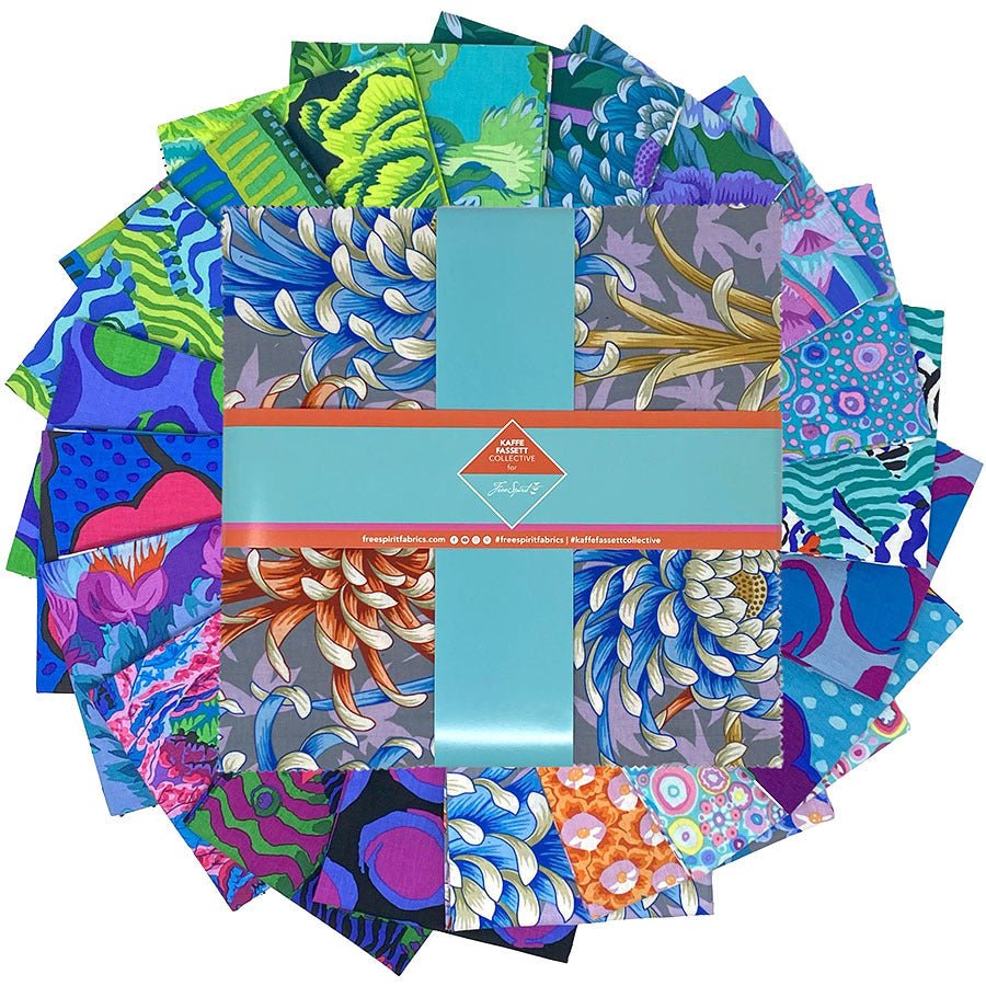 Kaffe Fassett Collective – 10" Charm Pack – FB610GP.AUG25COOL - Jammin Threads