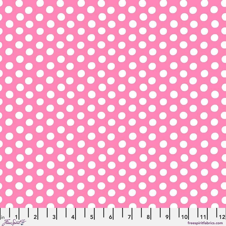 Kaffe Fassett Spot in Pink Quilting Cotton Fabric – FreeSpirit - Jammin Threads