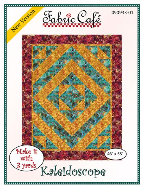 Kaleidoscope 3 Yard Quilt Pattern by Fabric Cafe - Jammin Threads