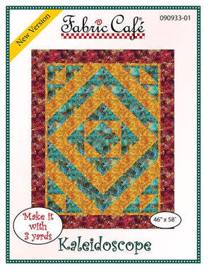 Kaleidoscope 3 Yard Quilt Pattern by Fabric Cafe - Jammin Threads