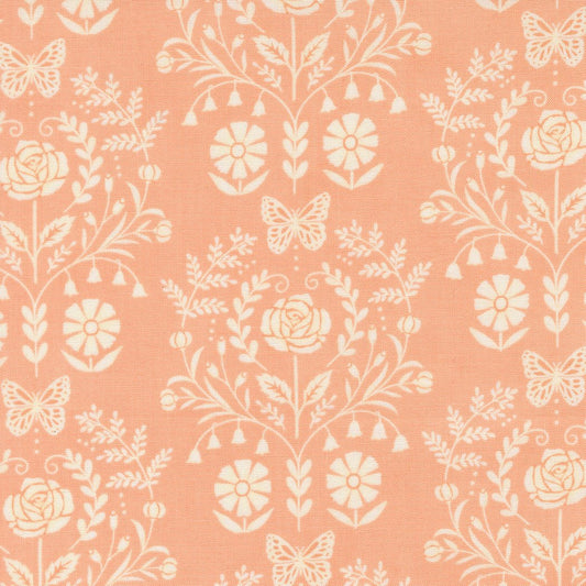 Kindness Quilt Fabric by Deb Strain Coral 56152 24 - Jammin Threads