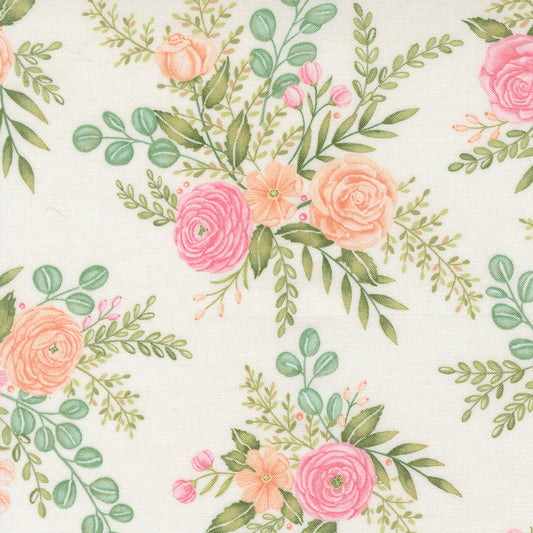 Kindness Quilt Fabric by Deb Strain Dogwood 56150 11 - Jammin Threads