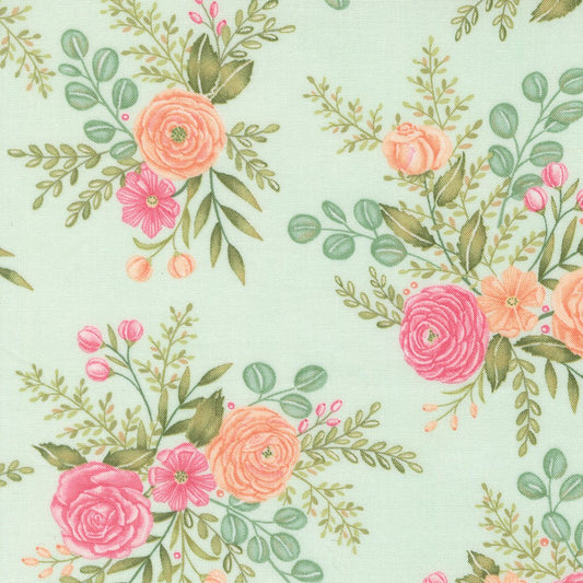 Kindness Quilt Fabric by Deb Strain Mist 56150 18 - Jammin Threads