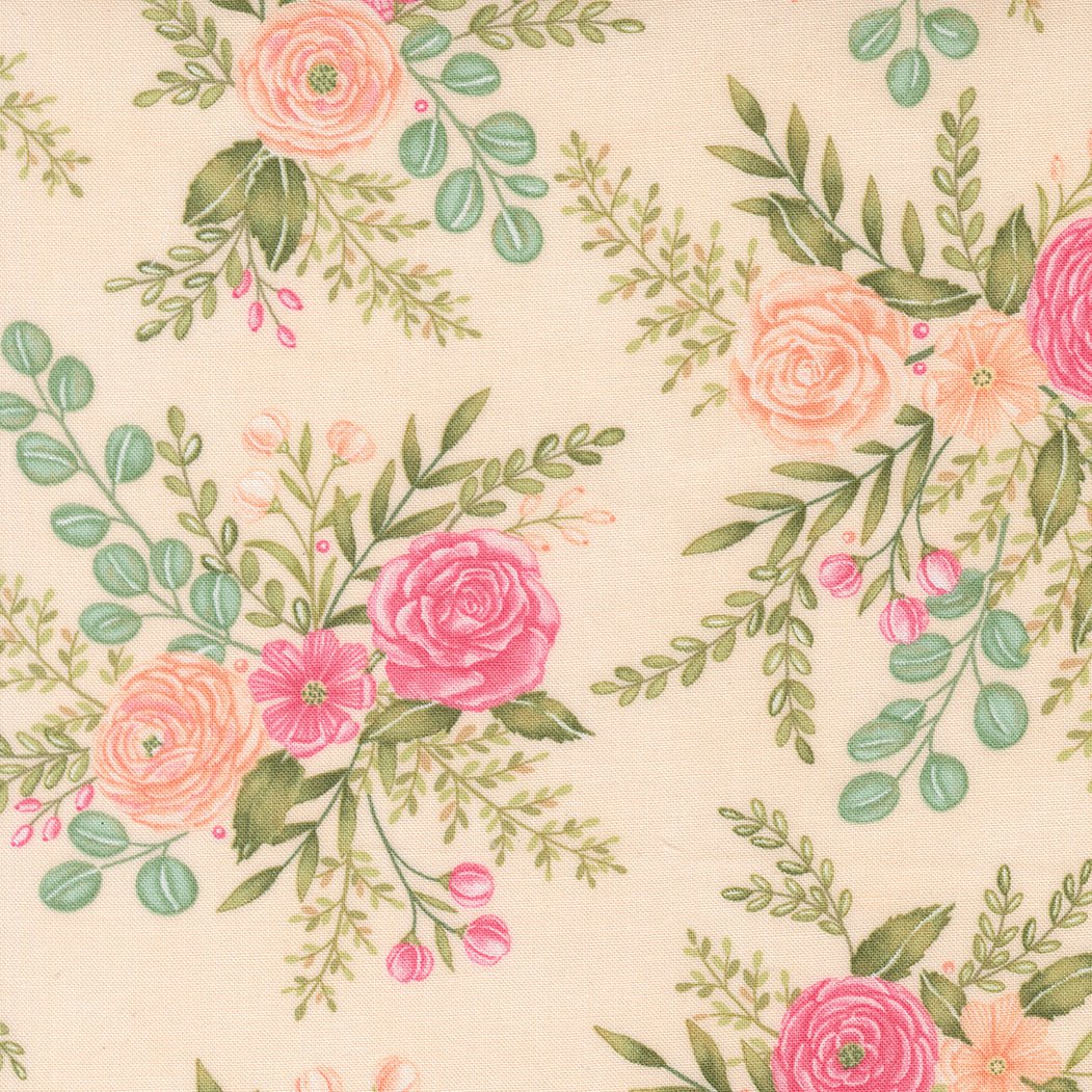 Kindness Quilt Fabric by Deb Strain Peach 56150 12 - Jammin Threads