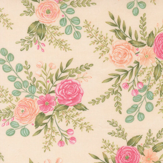 Kindness Quilt Fabric by Deb Strain Peach 56150 12 - Jammin Threads