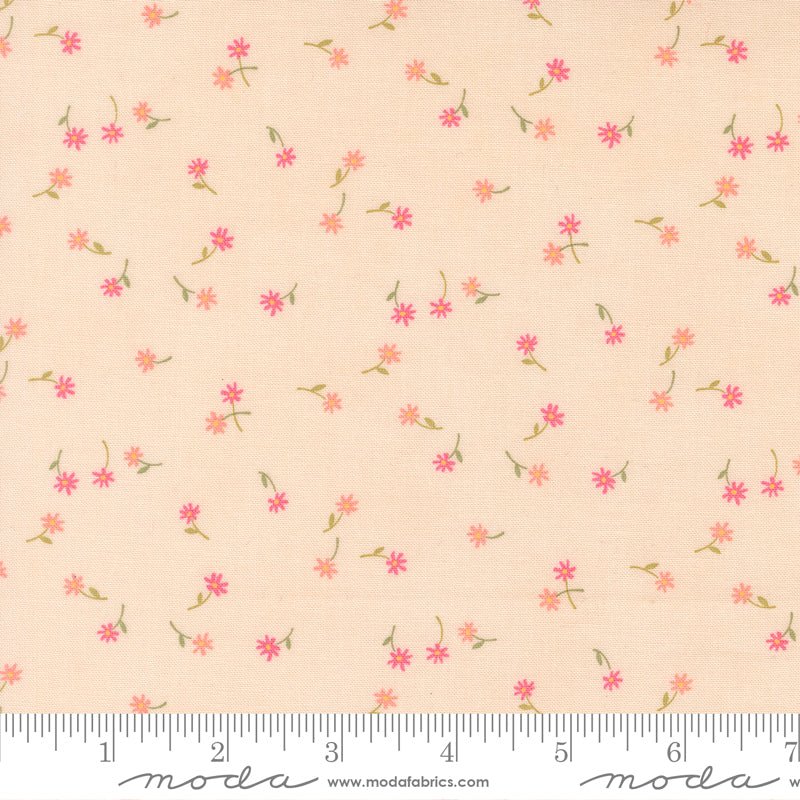 Kindness Quilt Fabric by Deb Strain Peach 56154 12 - Jammin Threads
