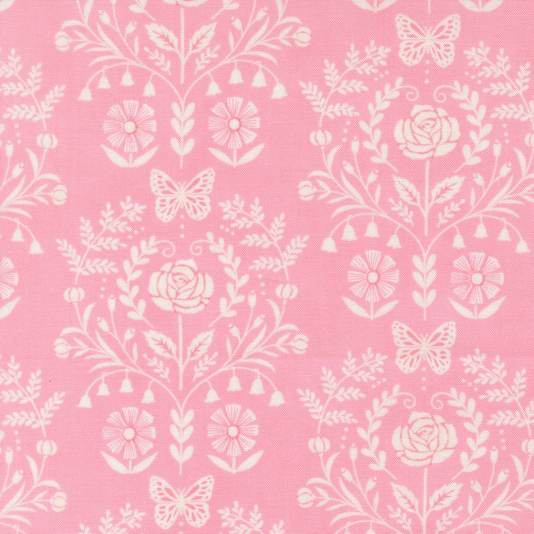 Kindness Quilt Fabric by Deb Strain Rose Pink 56152 27 - Jammin Threads
