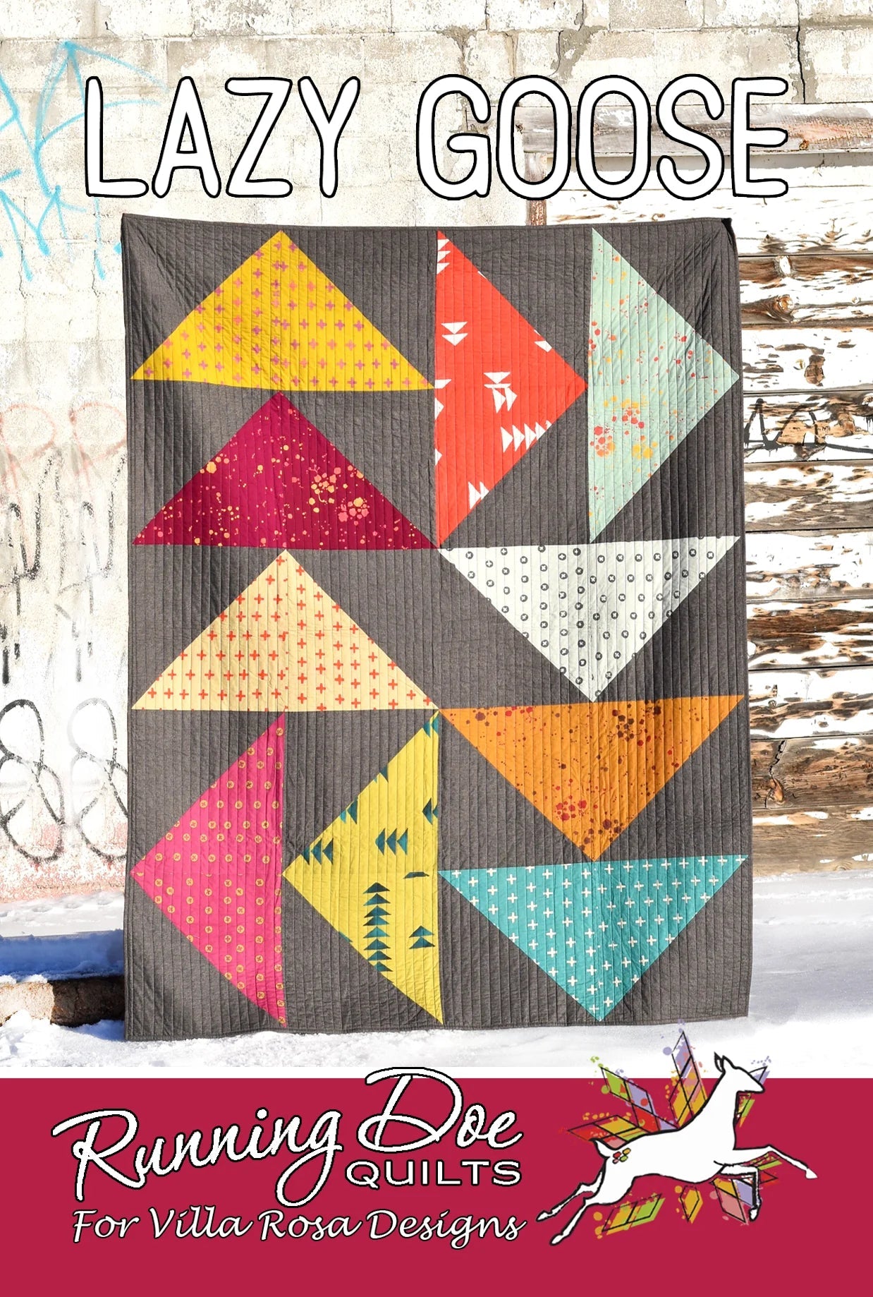 Lazy Goose Quilt Pattern by Running Doe Quilts - Jammin Threads