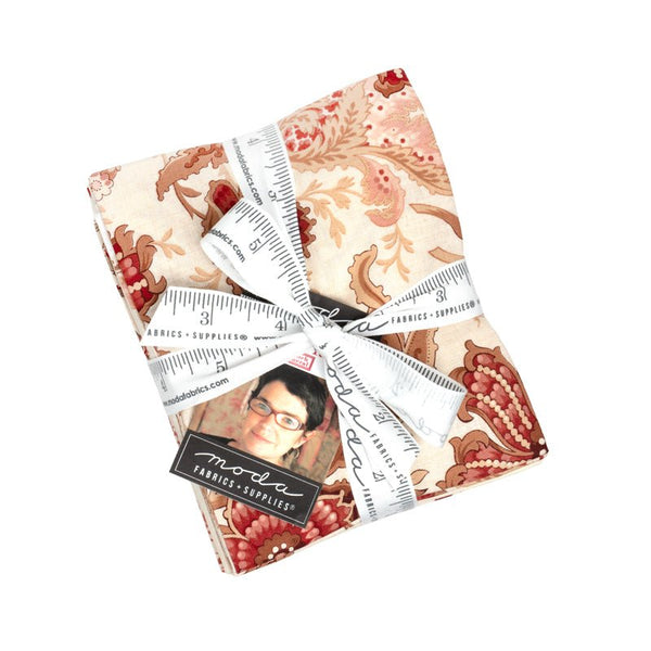Le Jardin Rouge Quilt Fabric by French General | 40 piece Fat Quarter Bundle - Jammin Threads