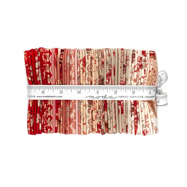Le Jardin Rouge Quilt Fabric by French General | 40 piece Fat Quarter Bundle - Jammin Threads