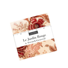 Le Jardin Rouge Quilt Fabric by French General | 42 piece Layer Cake - Jammin Threads