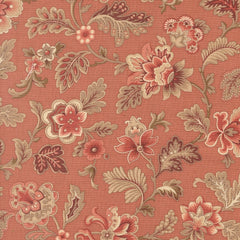 Le Jardin Rouge Quilt Fabric by French General Clay 36152 12 - Jammin Threads