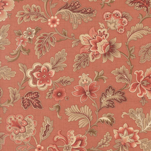 Le Jardin Rouge Quilt Fabric by French General Clay 36152 12 - Jammin Threads