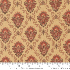 Le Jardin Rouge Quilt Fabric by French General Oyster 36153 15 - Jammin Threads