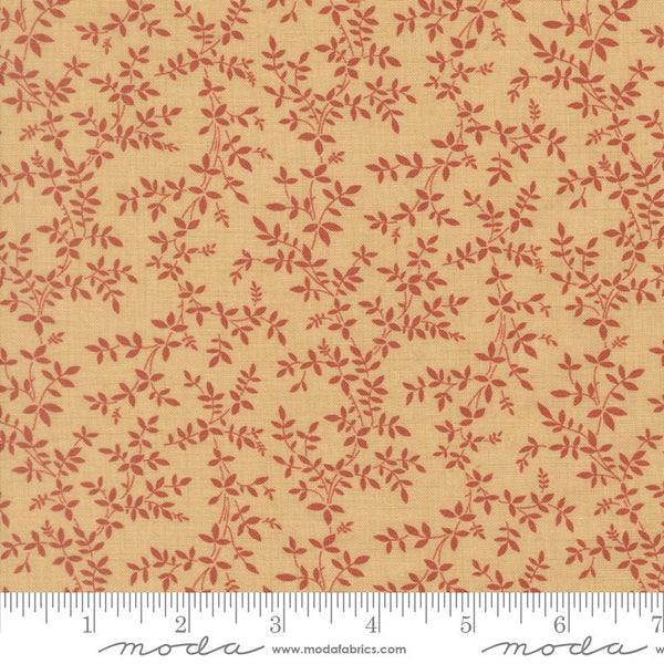 Le Jardin Rouge Quilt Fabric by French General Oyster 36156 17 - Jammin Threads