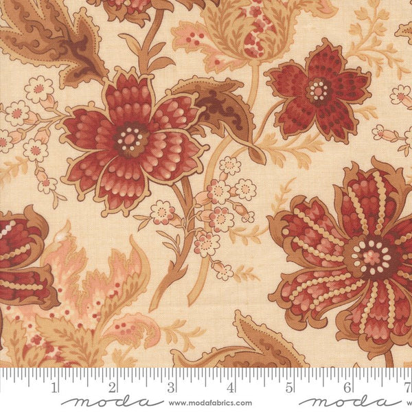 Le Jardin Rouge Quilt Fabric by French General Pearl 36150 14 - Jammin Threads