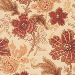 Le Jardin Rouge Quilt Fabric by French General Pearl 36150 14 - Jammin Threads