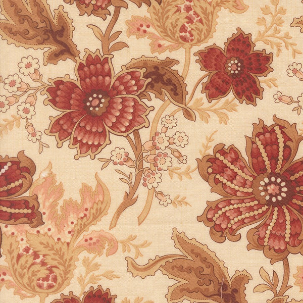 Le Jardin Rouge Quilt Fabric by French General Pearl 36150 14 - Jammin Threads
