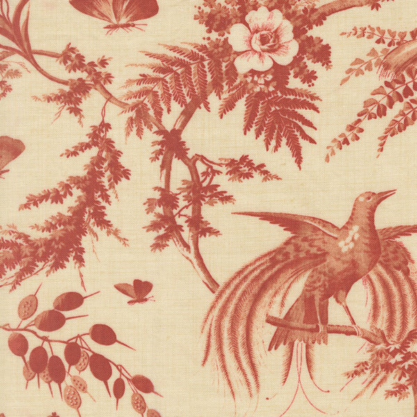 Le Jardin Rouge Quilt Fabric by French General Pearl 36151 14 - Jammin Threads