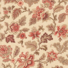 Le Jardin Rouge Quilt Fabric by French General Pearl 36152 16 - Jammin Threads