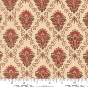 Le Jardin Rouge Quilt Fabric by French General Pearl 36153 14 - Jammin Threads