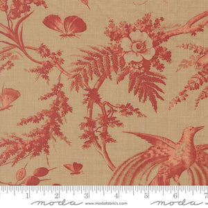 Le Jardin Rouge Quilt Fabric by French General Roche 36151 13 - Jammin Threads