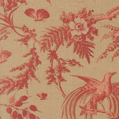 Le Jardin Rouge Quilt Fabric by French General Roche 36151 13 - Jammin Threads