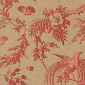 Le Jardin Rouge Quilt Fabric by French General Roche 36151 13 - Jammin Threads