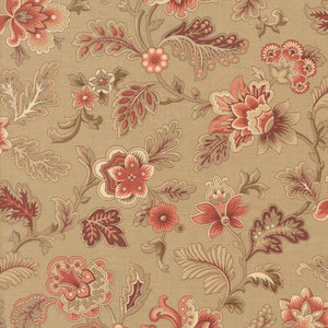 Le Jardin Rouge Quilt Fabric by French General Roche 36152 13 - Jammin Threads