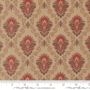 Le Jardin Rouge Quilt Fabric by French General Roche 36153 13 - Jammin Threads