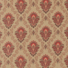 Le Jardin Rouge Quilt Fabric by French General Roche 36153 13 - Jammin Threads