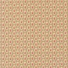 Le Jardin Rouge Quilt Fabric by French General Roche 36157 13 - Jammin Threads
