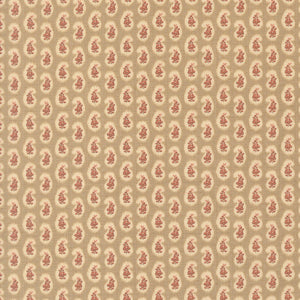 Le Jardin Rouge Quilt Fabric by French General Roche 36157 13 - Jammin Threads