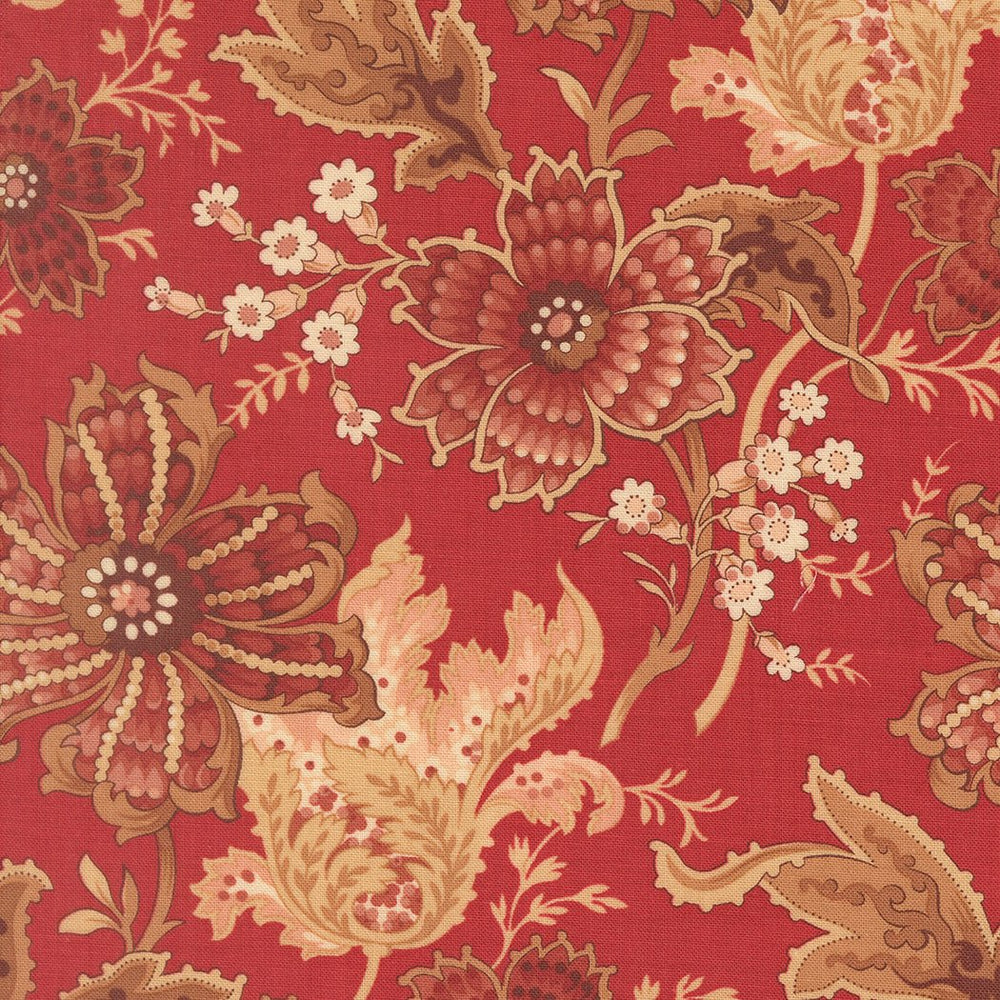 Le Jardin Rouge Quilt Fabric by French General Rouge 36150 11 - Jammin Threads