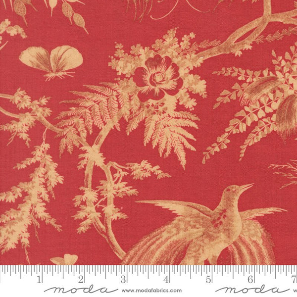 Le Jardin Rouge Quilt Fabric by French General Rouge 36151 11 - Jammin Threads