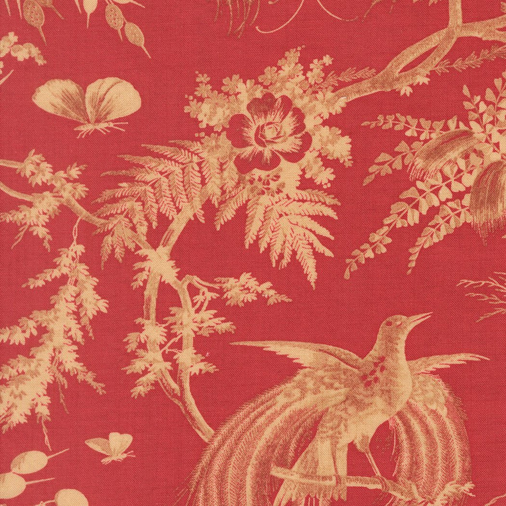 Le Jardin Rouge Quilt Fabric by French General Rouge 36151 11 - Jammin Threads