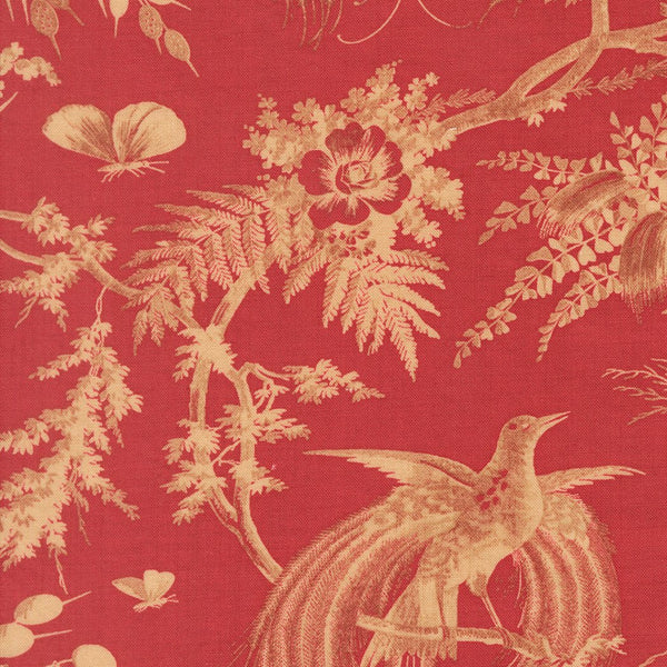 Le Jardin Rouge Quilt Fabric by French General Rouge 36151 11 - Jammin Threads