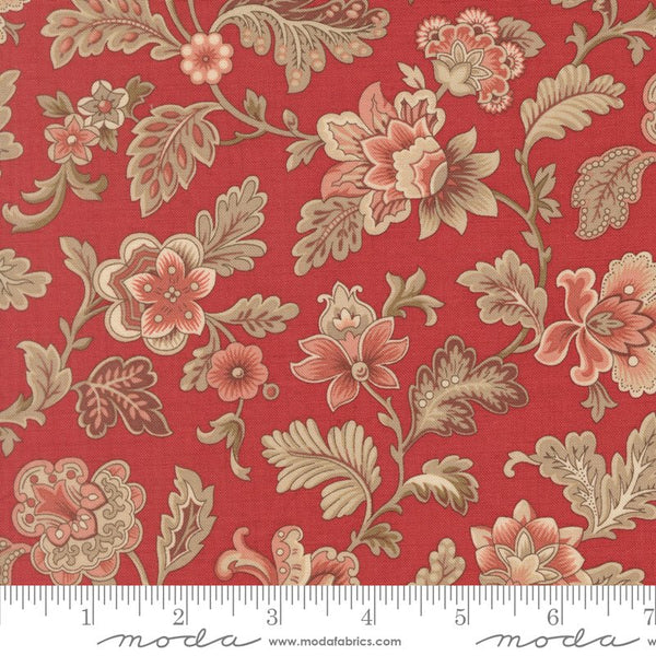 Le Jardin Rouge Quilt Fabric by French General Rouge 36152 11 - Jammin Threads