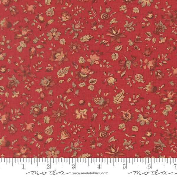 Le Jardin Rouge Quilt Fabric by French General Rouge 36154 11 - Jammin Threads