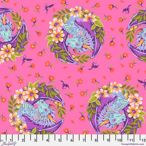 Legendary Quilt Fabric by Tula Pink | Dragon Ball She - Sugar Plum - Jammin Threads