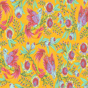 Legendary Quilt Fabric by Tula Pink | Hot Wings - Dandelion - Jammin Threads