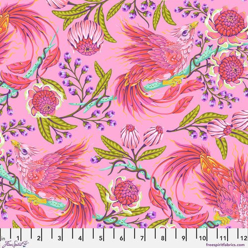Legendary Quilt Fabric by Tula Pink | Hot Wings - Wild Orchid - Jammin Threads